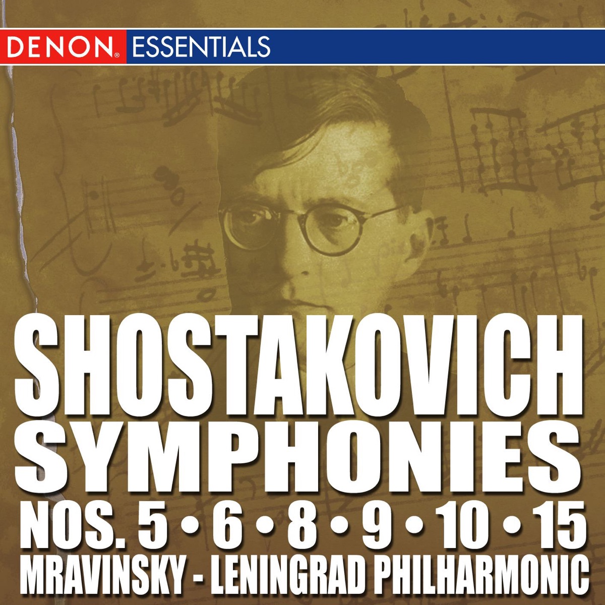 Shostakovich: Symphonies Nos. 5, 6, 8, 9, 10 & 15 by Various Artists album cover