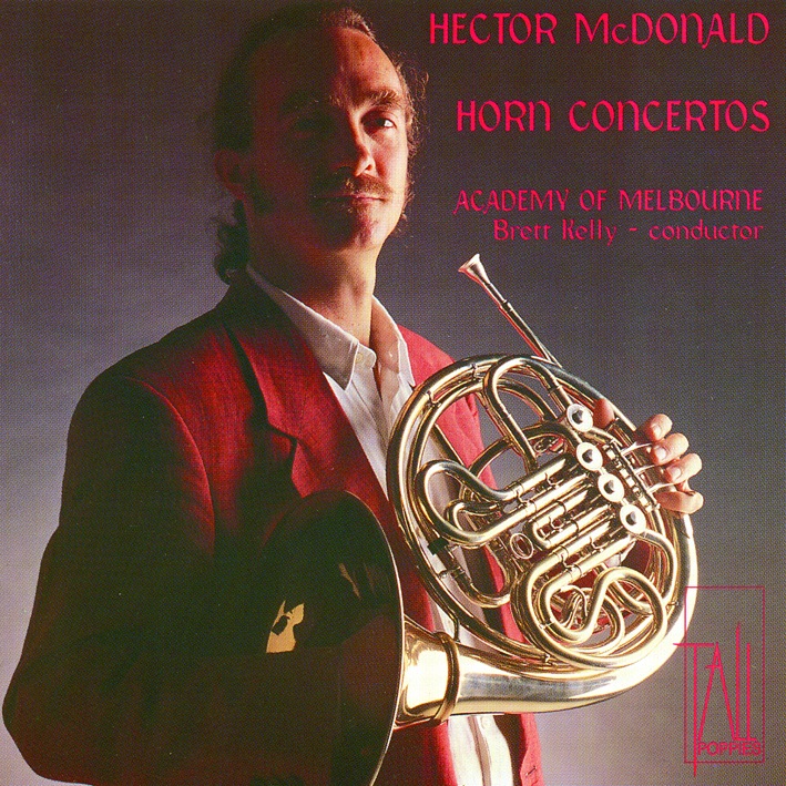 Haydn, Forster, Telemann & Teyber: Horn Concertos by Hector McDonald, The Academy of Melbourne & Brett Kelly album cover