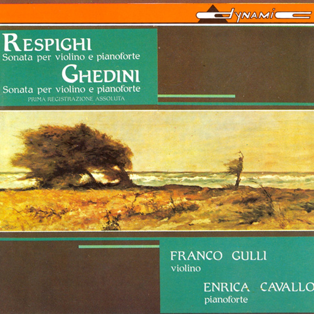 Respighi: Violin Sonata In B Minor - Ghedini: Violin Sonata No. 2 by Franco Gulli album cover