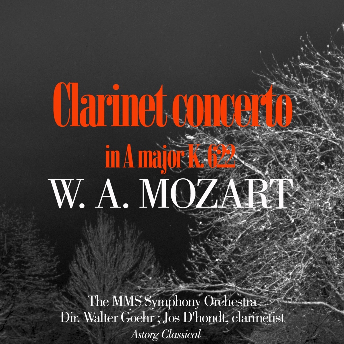 Mozart : Clarinet concerto in A major K. 622 - EP by The MMS Symphony Orchestra & Walter Goehr album cover