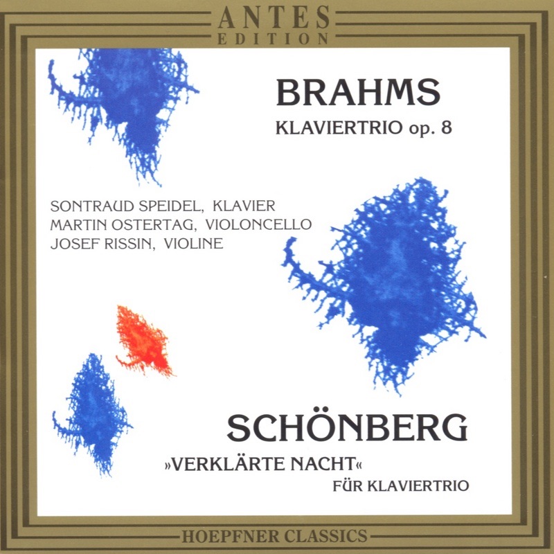 Johannes Brahms, Arnold Schoenberg by Josef Rissin, Martin Ostertag & Sontraud Speidel album cover