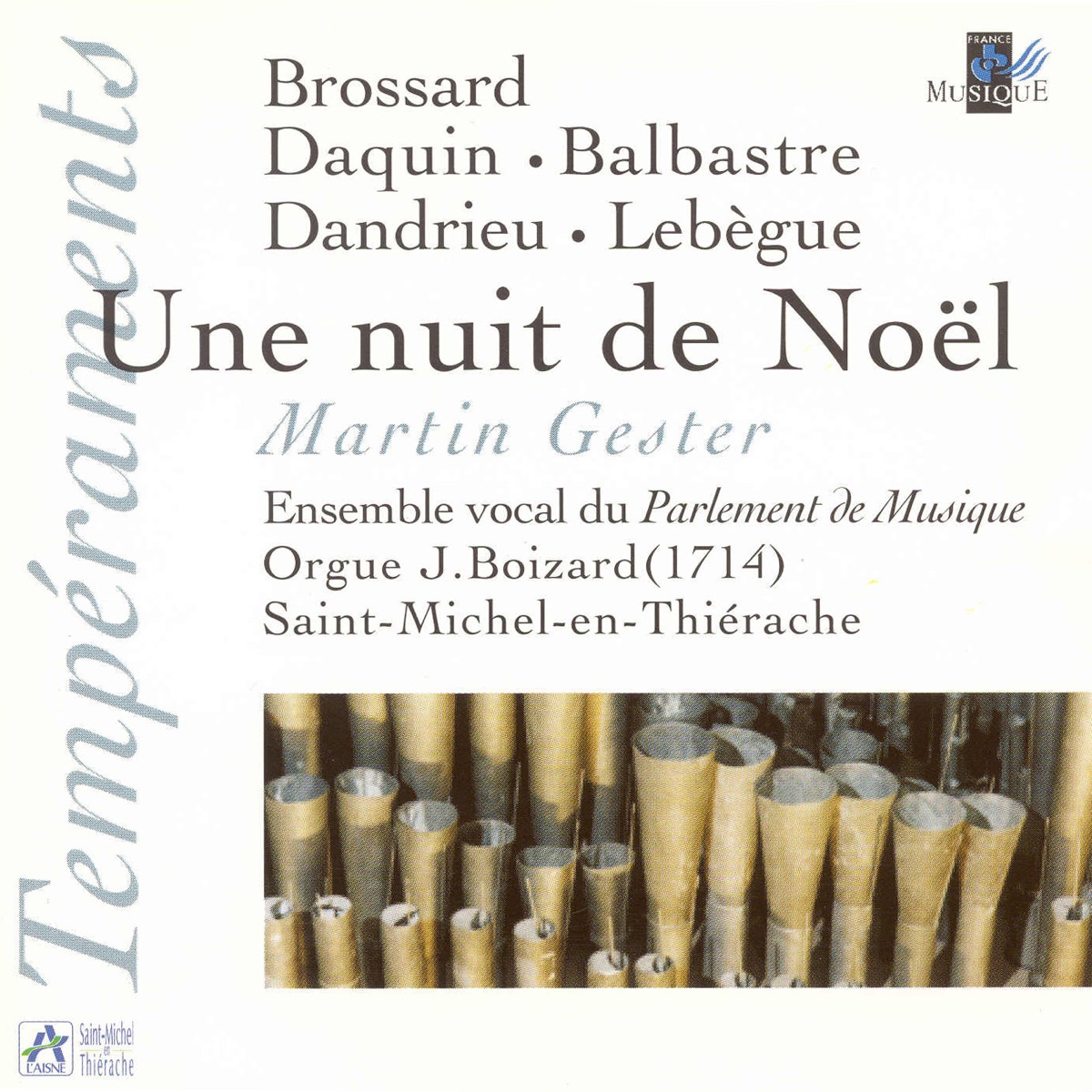 Une nuit de Noël by Matin Gester & Ensemble vocal du Parlement de Musique album cover