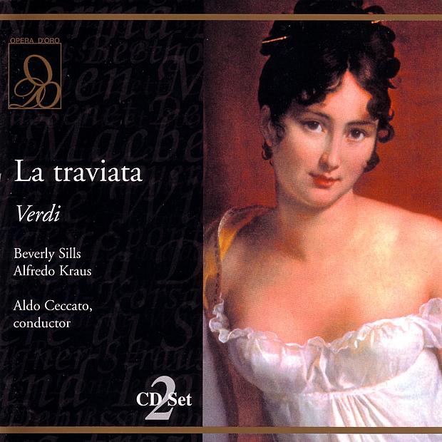 La Traviata by Aldo Ceccato, Alfredo Kraus & Beverly Sills album cover