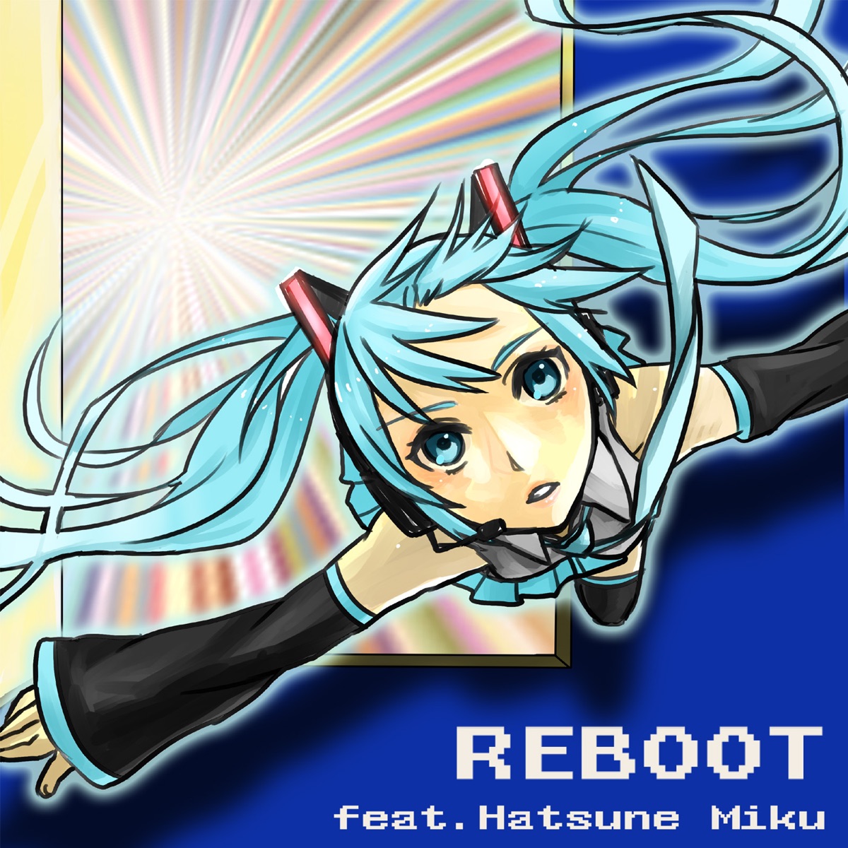Reboot (feat. Hatsune Miku) by SOSOSO (Tsukui Kazuhito) album cover