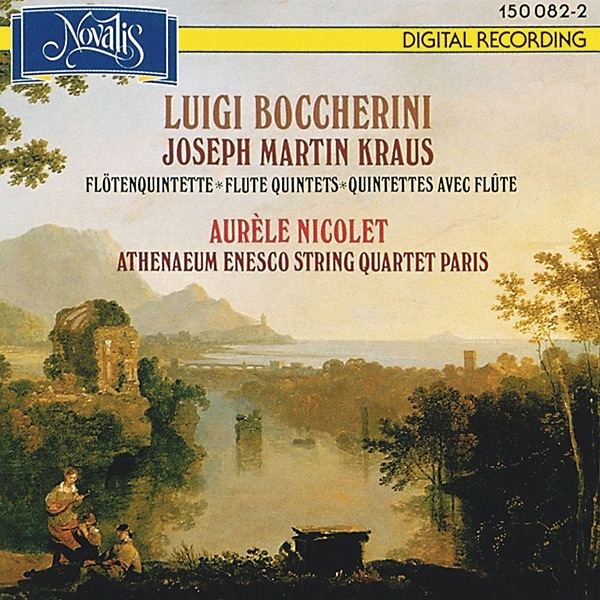Boccherini &  Kraus: Flute Quintets by Aurèle Nicolet & Quatuor Enesco album cover