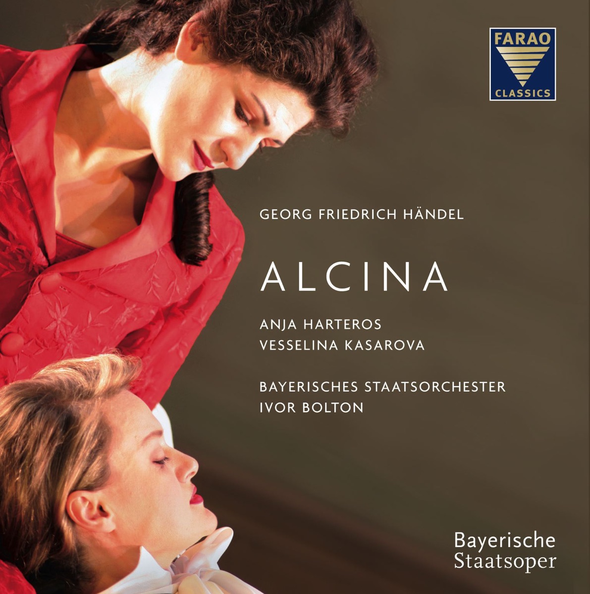 Händel: Alcina by Anja Harteros, Bavarian State Orchestra, Ivor Bolton & Vesselina Kasarova album cover
