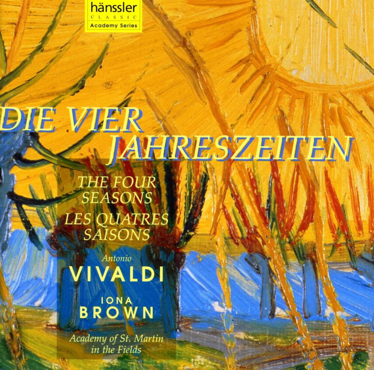 Vivaldi: 4 Seasons (The) - Concertos for 2 and 4 Violins by Iona Brown, Academy of St Martin in the Fields, Jonathan Rees, Ralph de Souza & Briony Shaw album cover