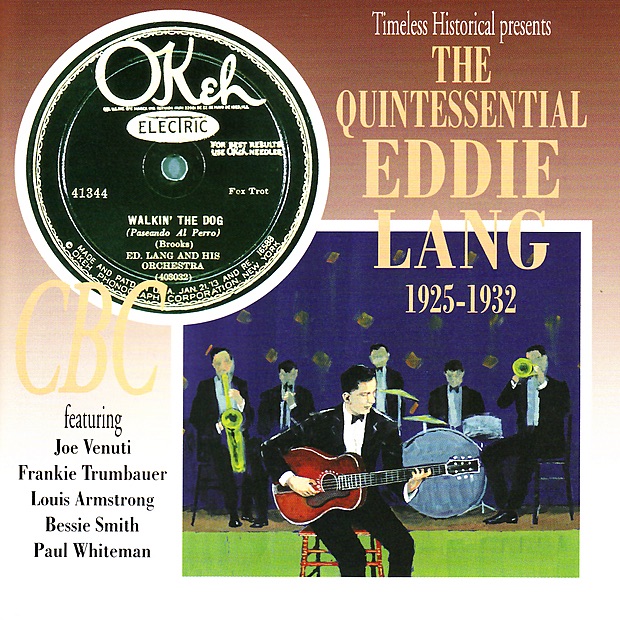 The Quintessential Eddie Lang 1925-1932 by Eddie Lang album cover