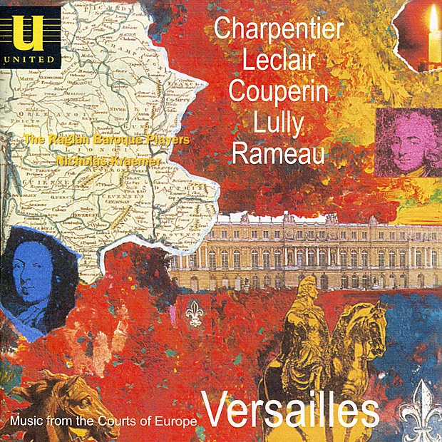 Music from the Courts of Europe - Versailles by Elizabeth Wallfisch, The Raglan Baroque Players & Nicholas Kraemer album cover