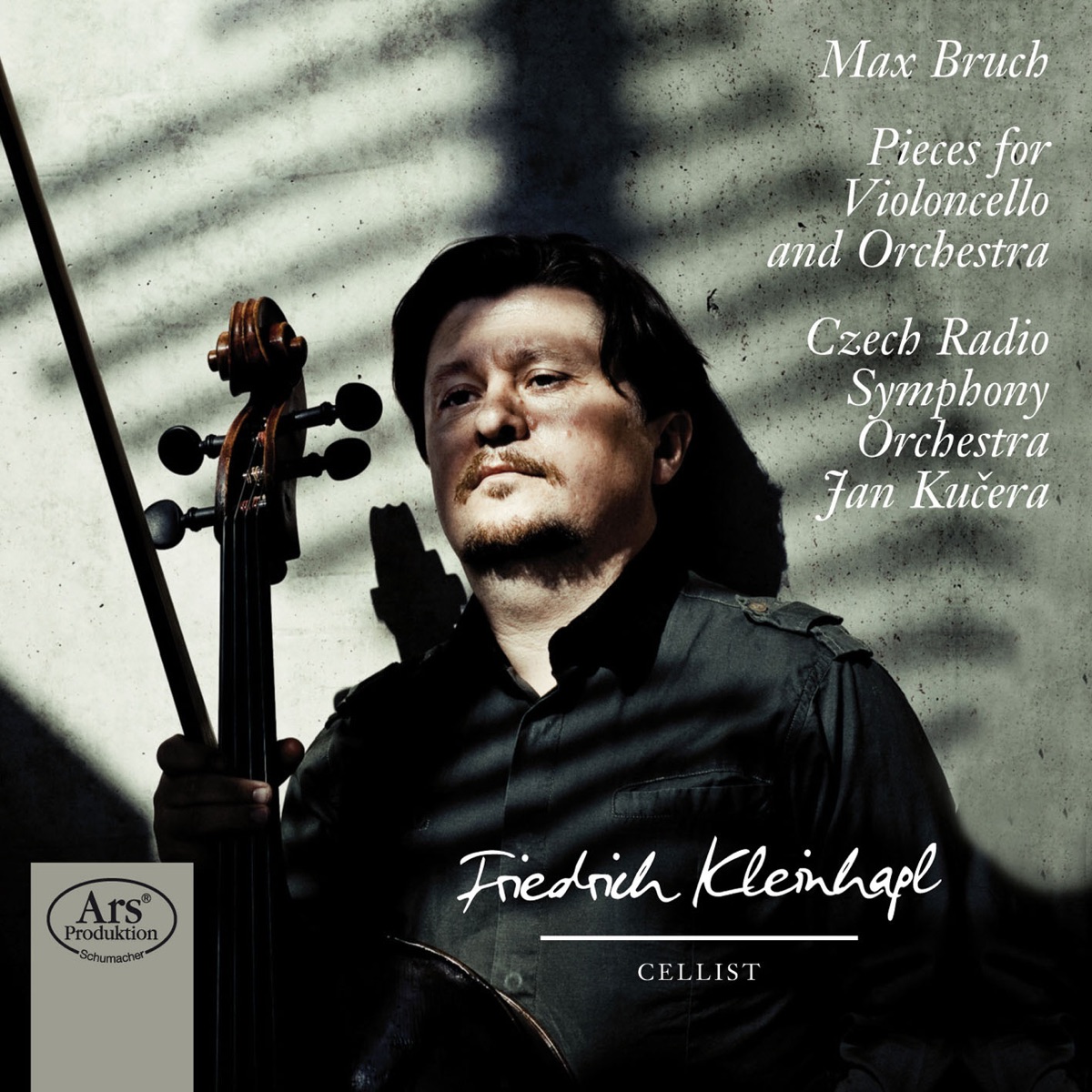 Bruch: Pieces for Violoncello and Orchestra by Czech Radio Symphony Orchestra, Friedrich Kleinhapl, Jan Kučera & Pavel Sochurek album cover