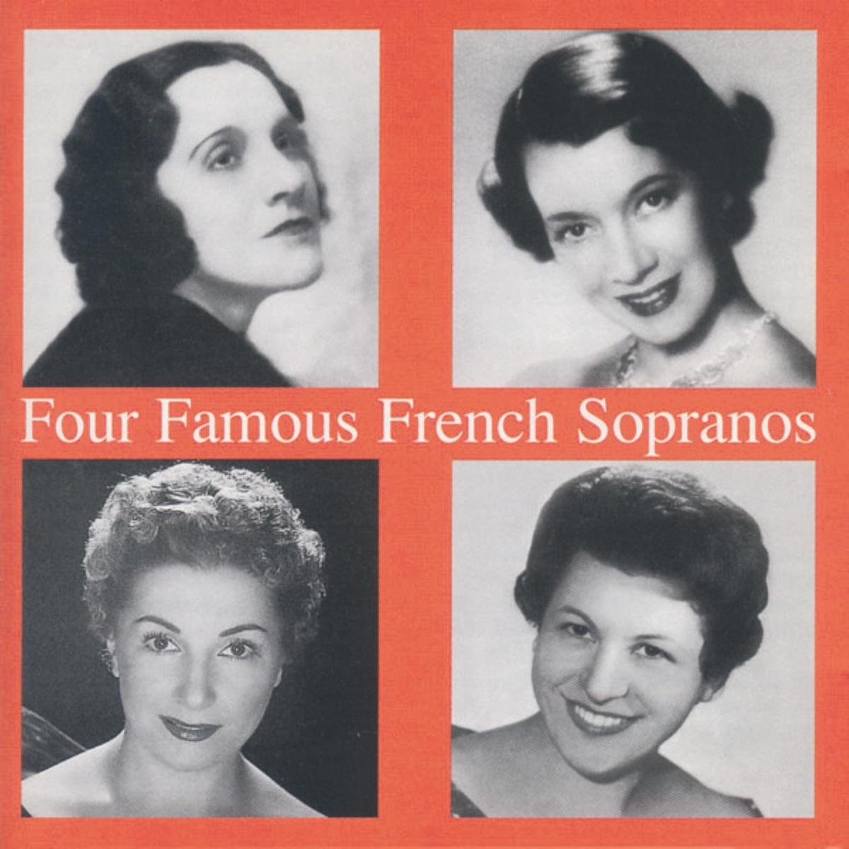 Four Famous French Sopranos by Mado Robin album cover
