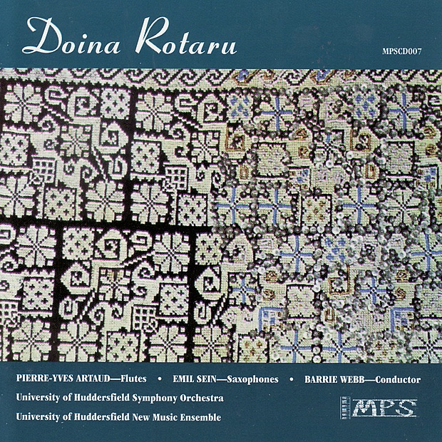 Rotaru: Flute Concerto No. 1, Symphony No. 2, Concerto for Saxophone(s) by Barrie Webb, Pierre-Yves Artaud & University of Huddersfield Symphony Orchestra album cover