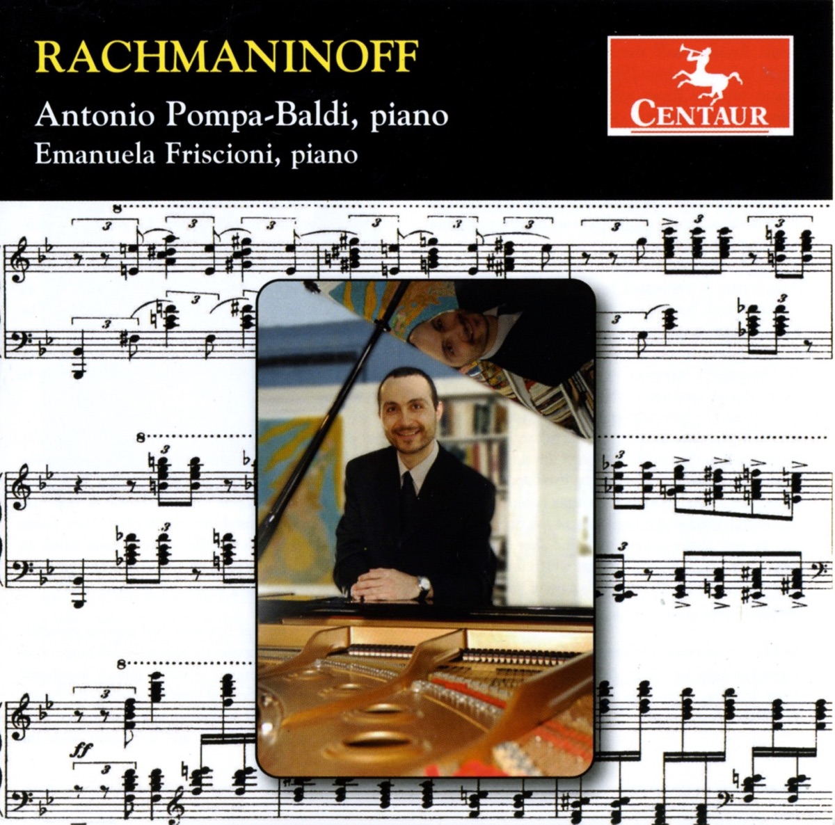 Rachmaninov: Sonata No. 2 - Corelli Variations by Antonio Pompa-Baldi & Emanuela Friscioni album cover