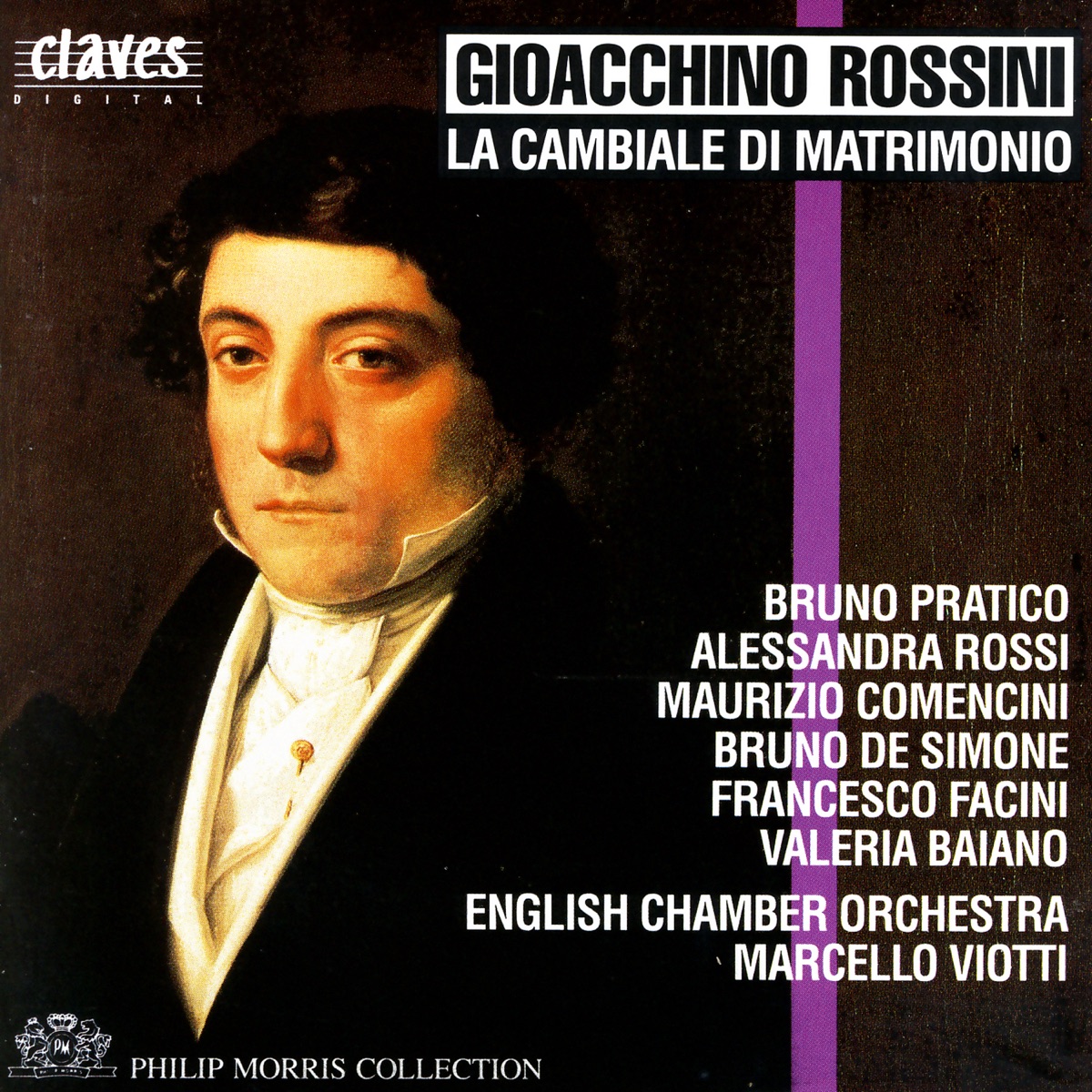Rossini: La cambiale di matrimonio, Early One-Act Operas, Vol. 2/5 by Bruno De Simone, Alessandra Rossi, Bruno Praticò, English Chamber Orchestra, Francesco Facini, Marcello Viotti, Maurizio Comencini & Valerio Baiano album cover