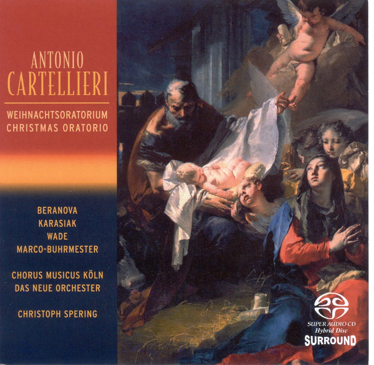 Cartellieri: La Celebre Nativita del Redentore by Andreas Karasiak, Christoph Spering & Das Neue Orchester album cover