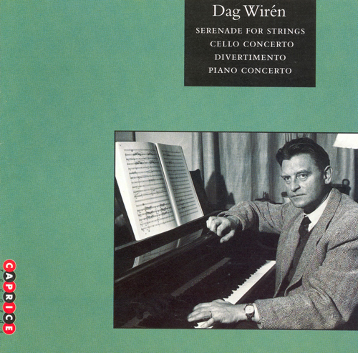 Wiren: Serenade - Cello Concerto - Divertimento - Piano Concerto by Petri Sakari, Swedish Chamber Orchestra, Mats Rondin & Mats Widlund album cover