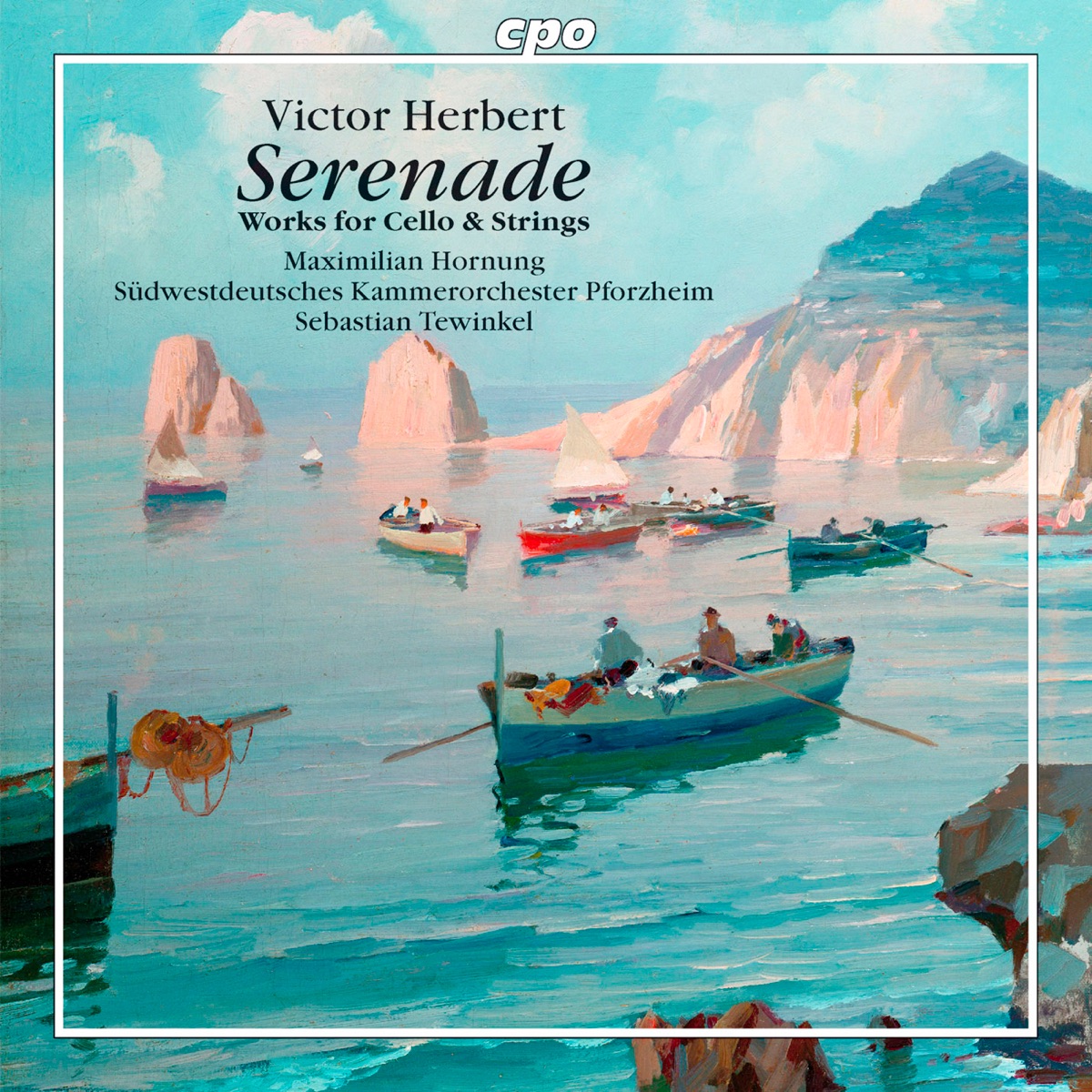 Herbert: Serenade - Works for Cello & Strings by South West German Chamber Orchestra, Pforzheim, Sebastian Tewinkel & Maximilian Hornung album cover