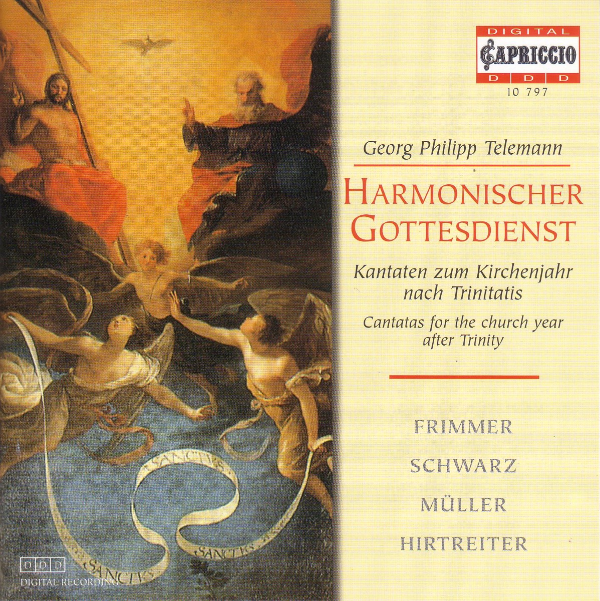 Telemann: Cantatas for the Church Year After Trinity by Gotthold Schwarz, Christoph Hammer, Gerhart Darmstadt, Monika Frimmer, Linde Brunnmayer, Alfredo Bernardini, Christian Beuse, Pieter Affourtit, Rufus Muller, Myriam Eichberger & Bernhard Hirtreiter album cover