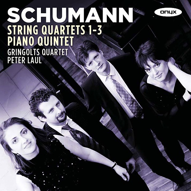 Schumann: String Quartets 1-3, Piano Quintet by Gringolts Quartet & Peter Laul album cover