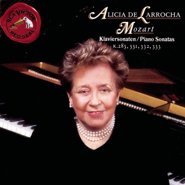 Mozart: Klaviersonaten (Piano Sonatas) K. 283, 331, 332 & 333 by Alicia de Larrocha album cover