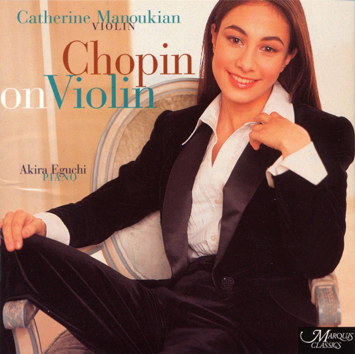 Catherine Manoukian: Chopin on Violin by Akira Eguchi & Catherine Manoukian album cover