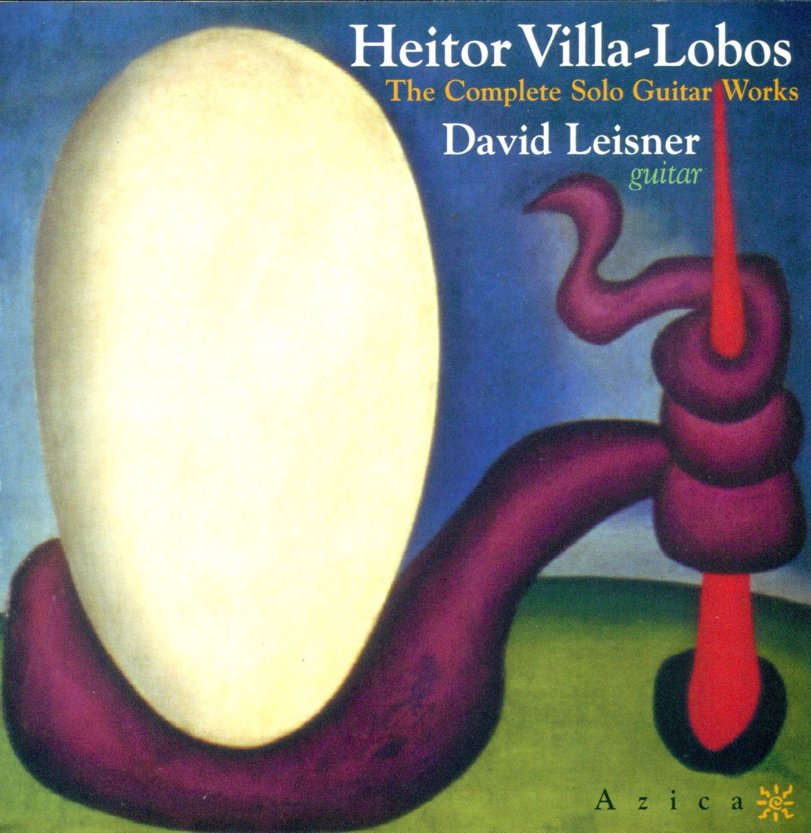 Villa-Lobos: The Complete Solo Guitar Works by David Leisner album cover