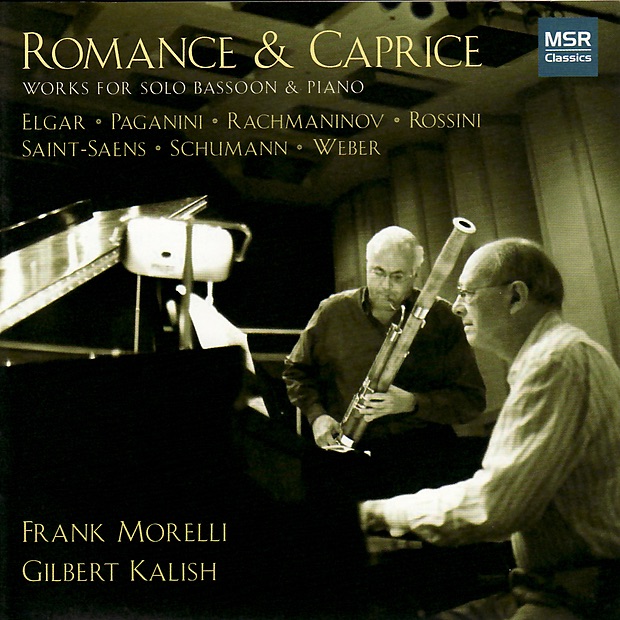 Romance & Caprice: Works for Solo Bassoon & Piano by Frank Morelli & Gilbert Kalish album cover