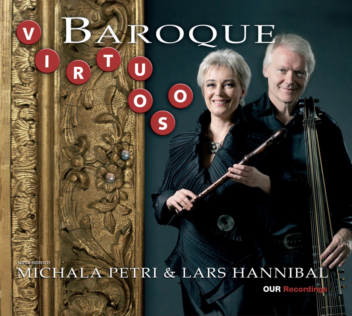 Virtuoso Baroque by Michala Petri & Lars Hannibal album cover
