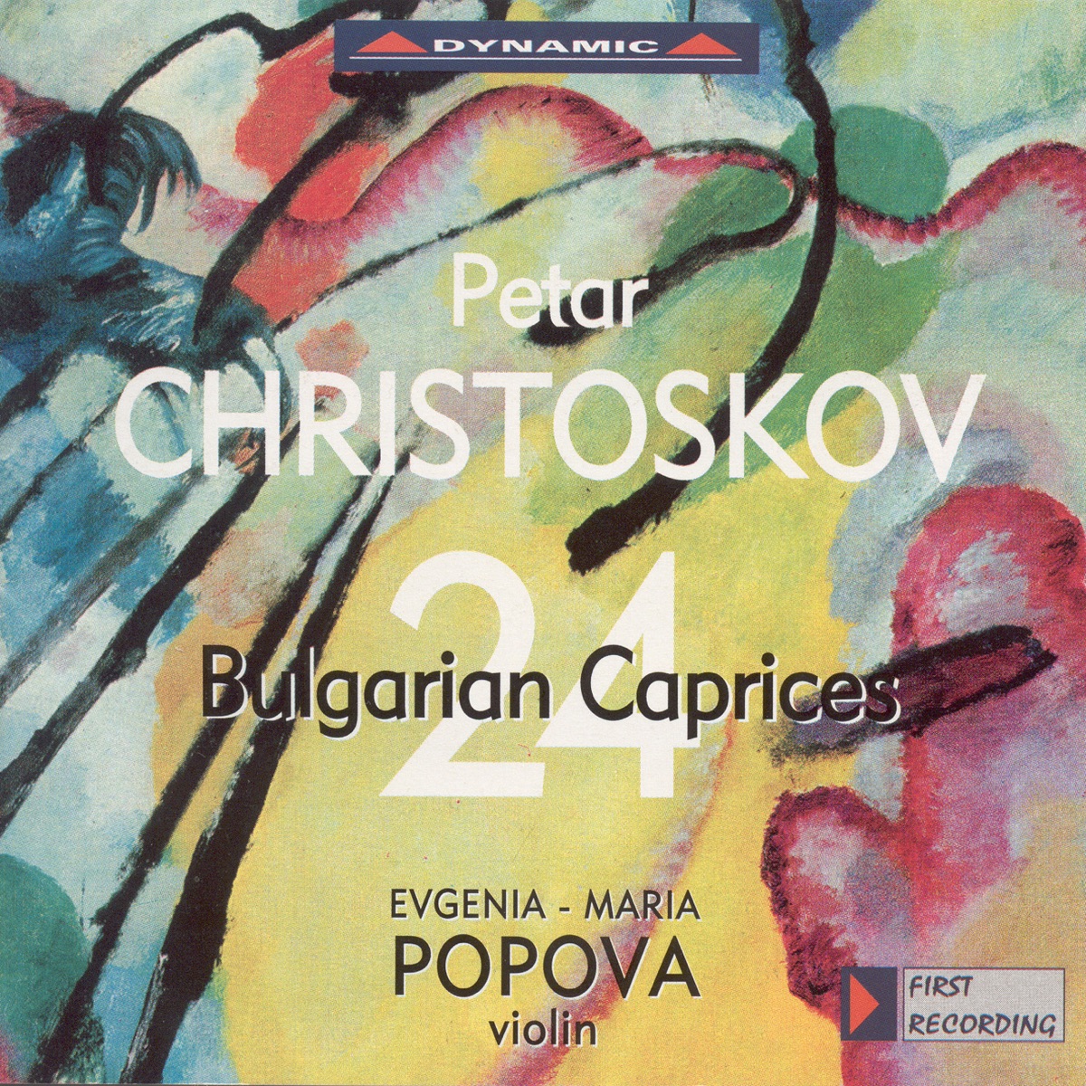 Christoskov: 24 Capriccios by Evgenia-Maria Popova album cover