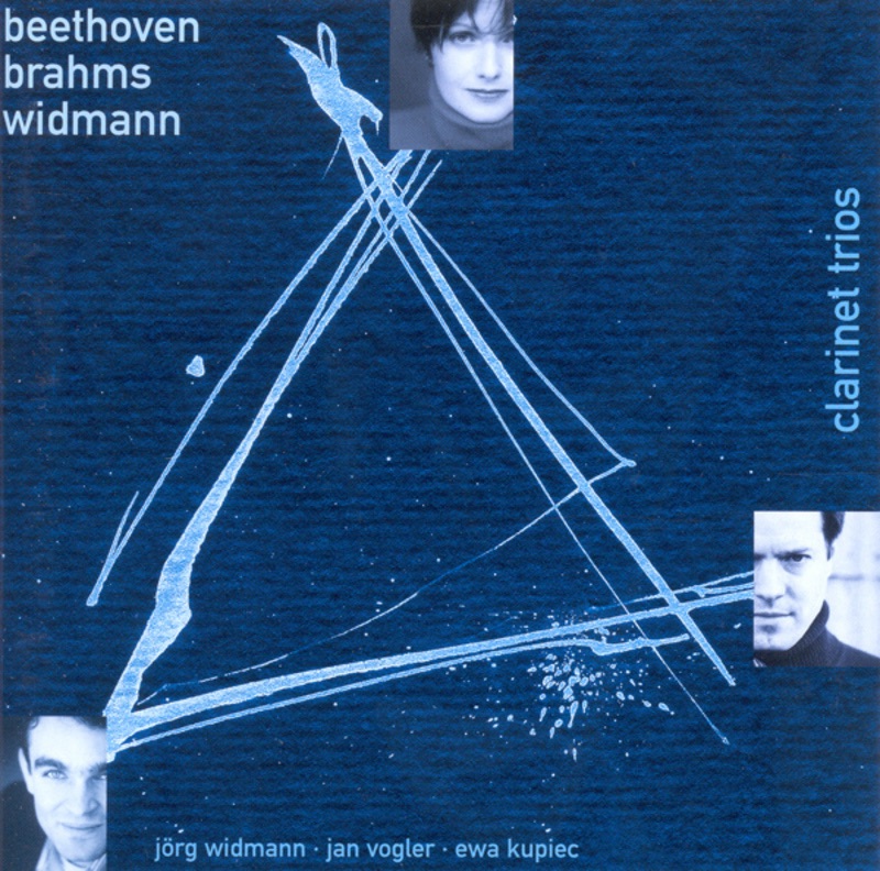 Beethoven: Clarinet Trio - Brahms: Clarinet Trio - Widmann: Nachtstuck by Ewa Kupiec, Jan Vogler & Jörg Widmann album cover