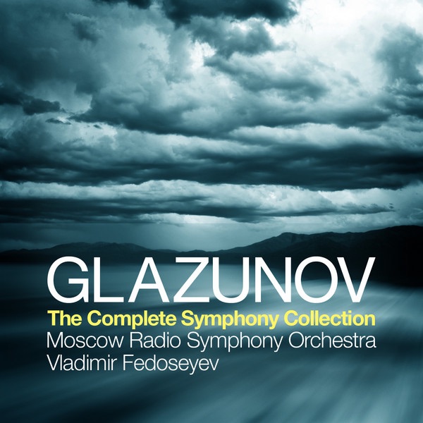 Glazunov: The Complete Symphony Collection by Moscow Radio Symphony Orchestra & Vladimir Fedoseyev album cover