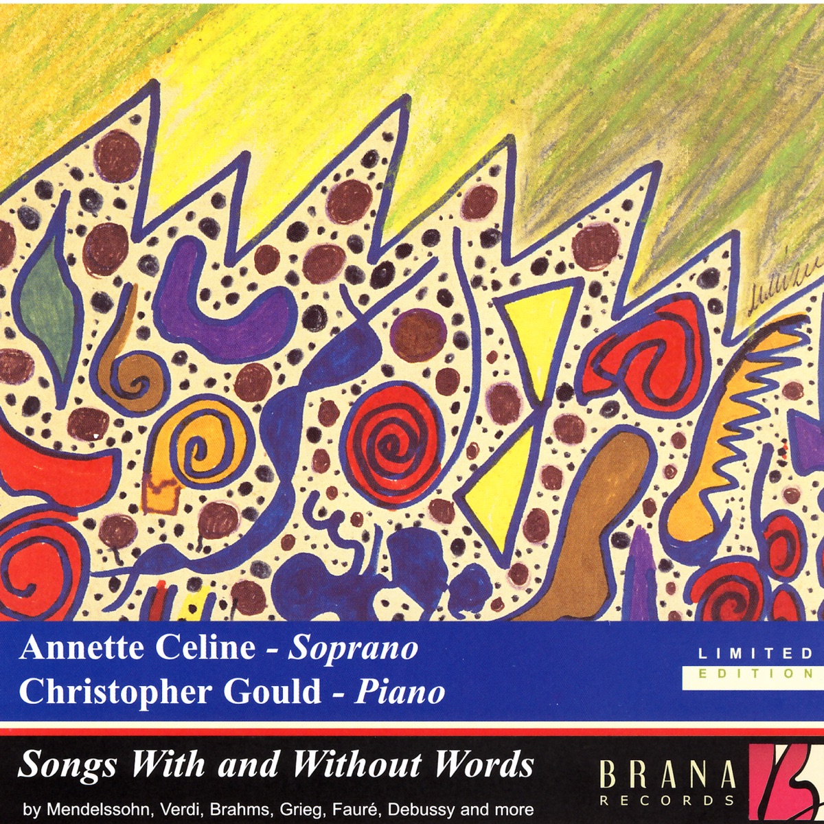 Celine & Gould: Songs With & Without Words by Annette Celine & Christopher Gould album cover