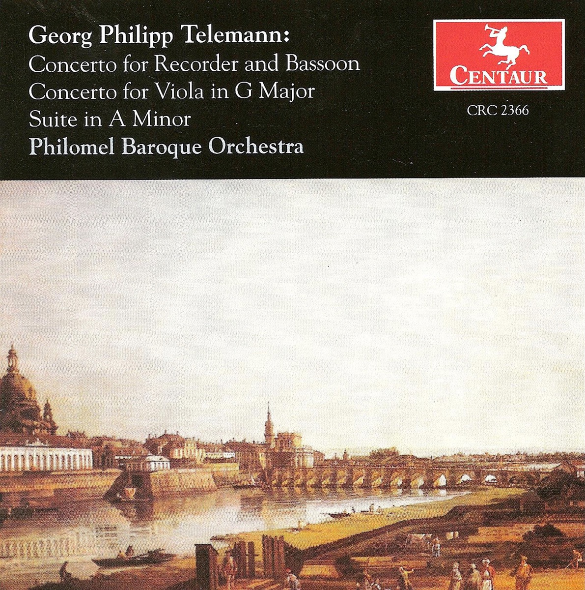 Telemann, G.P.: Double Concerto for Recorder and Bassoon, Twv 52:F1 - Viola Concerto, Twv 51:G9 by Philomel Baroque Orchestra, Elissa Berardi, Dennis Godburn & David Miller album cover