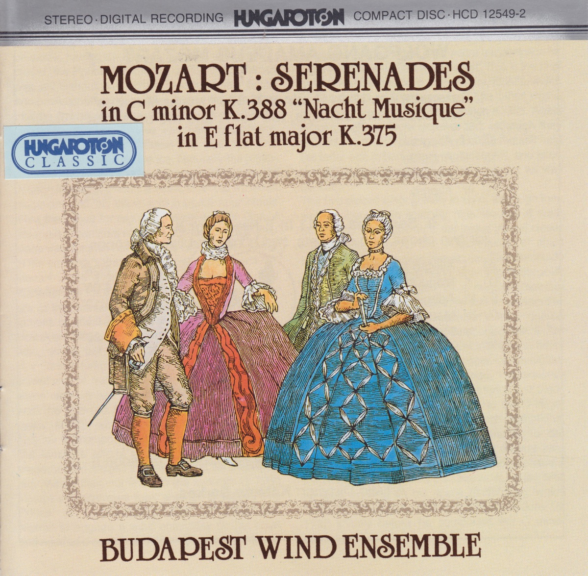 W. A. Mozart: Wind Serenades by Budapest Wind Ensemble album cover