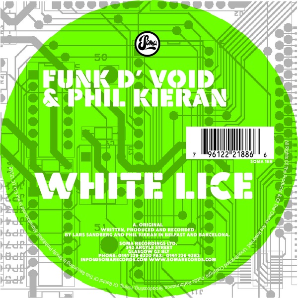 White Lice - Single by Funk D'Void & Phil Kieran album cover