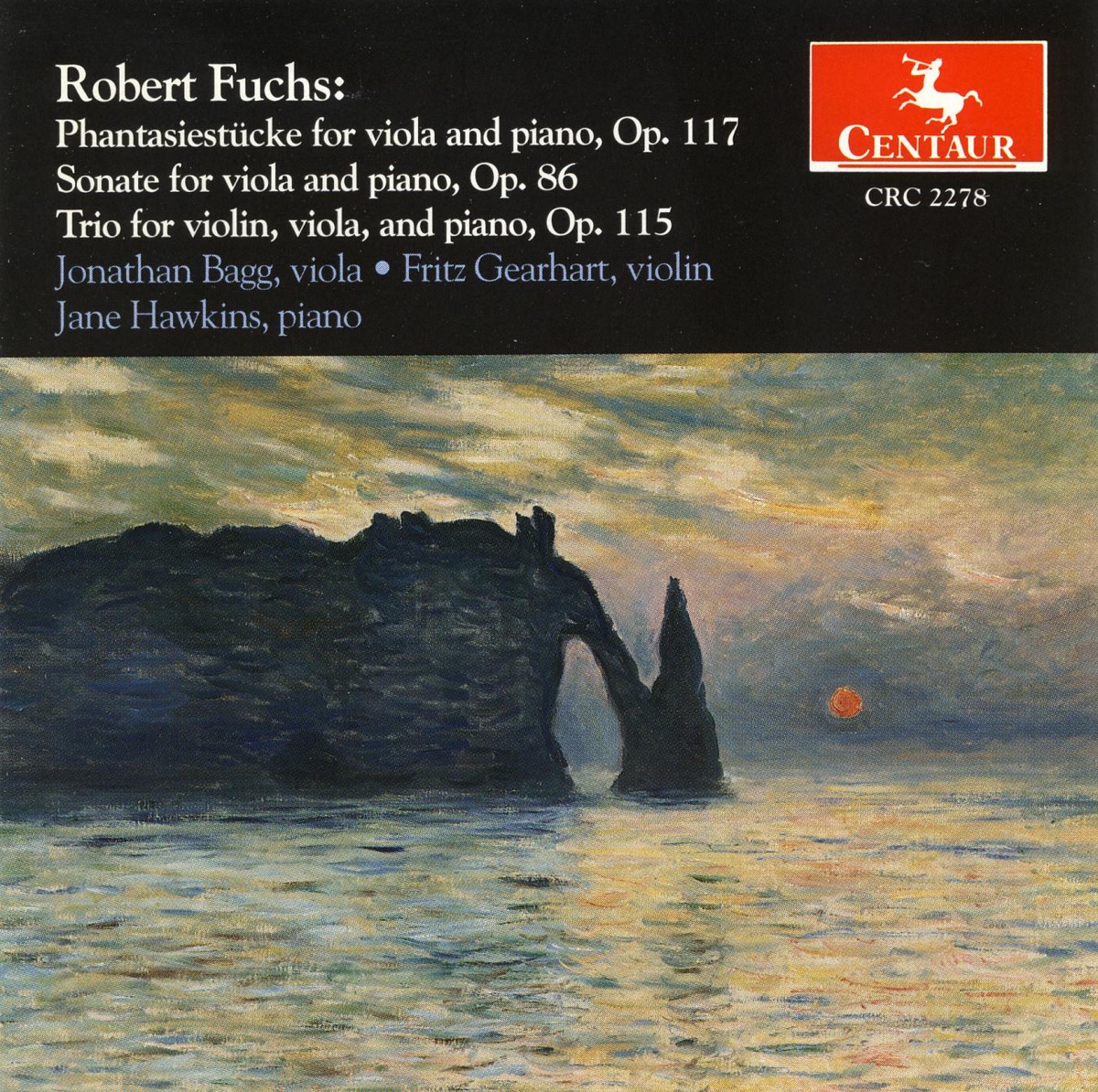 Fuchs, R.: 6 Fantasy Pieces - Viola Sonata in D Minor - Piano Trio in F Sharp Minor by Jane Hawkins, Jonathan Bagg & Fritz Gearhart album cover