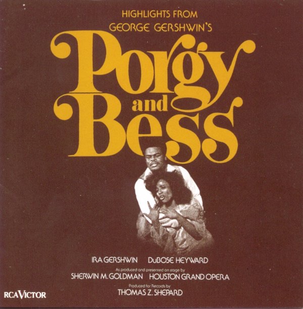 Hightlights From George Gershwin's Pory And Bess by Houston Grand Opera & John DeMain album cover