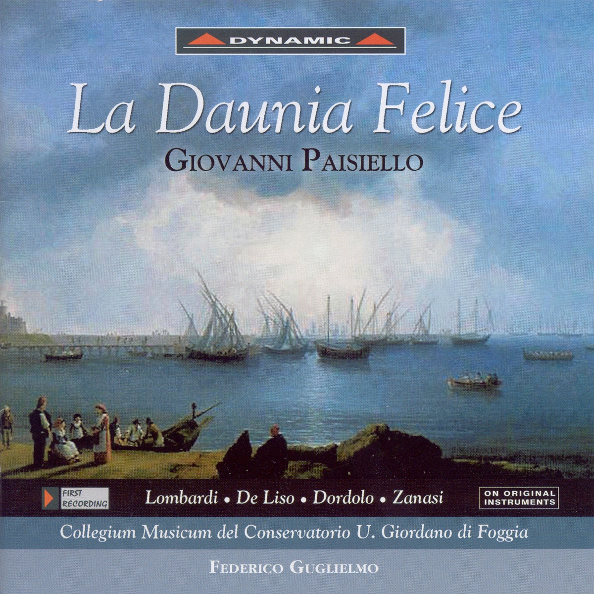 Paisiello: La Daunia Felice by Furio Zanasi, Collegium Musicum & Federico Guglielmo album cover