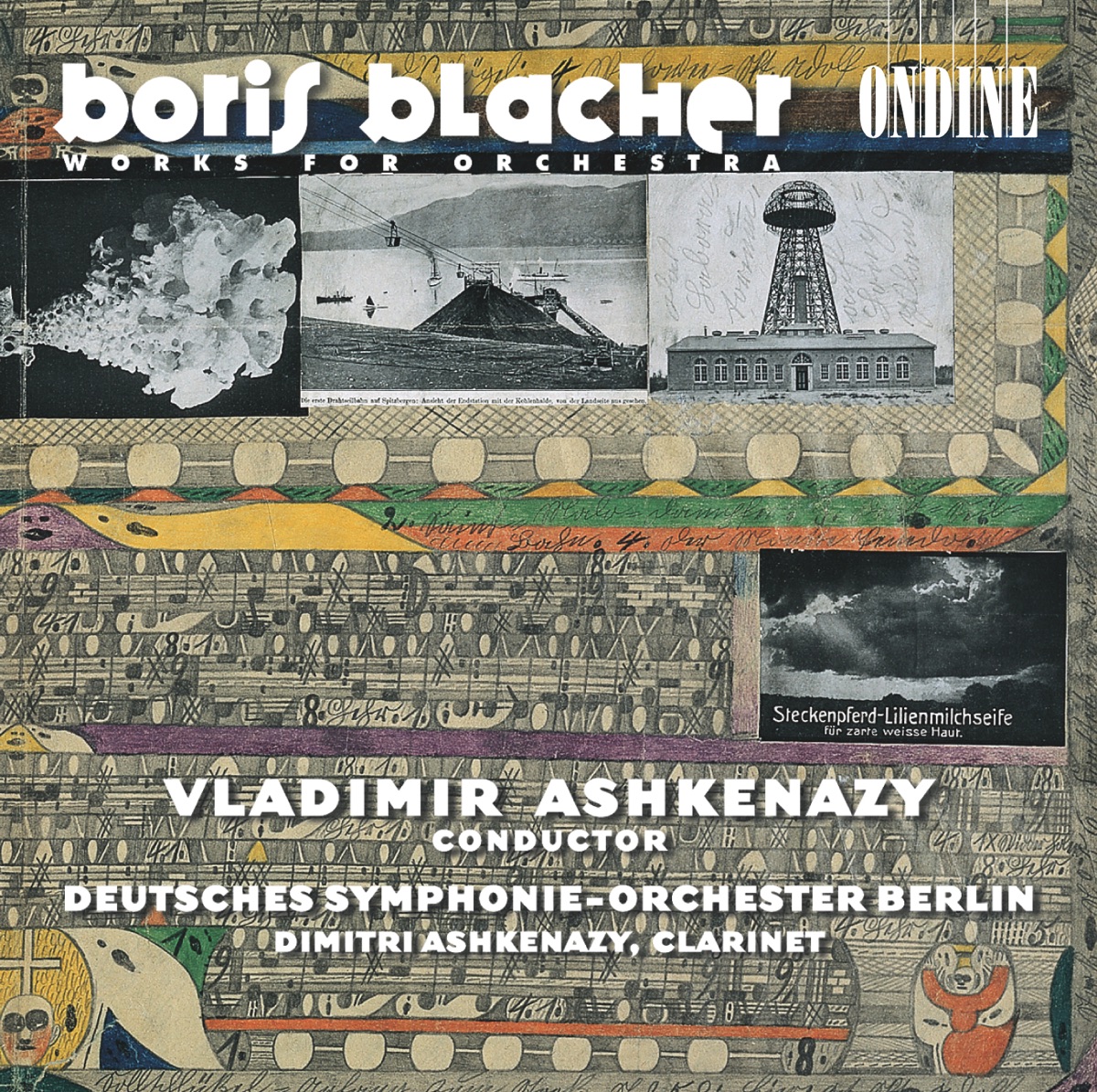 Blacher: Concertante Musik, Furstin Tarakanowa Suite, 2 Inventions, Music for Cleveland & Clarinet Concerto by Vladimir Ashkenazy, Deutsches Symphonie-Orchester Berlin & Dimitri Ashkenazy album cover