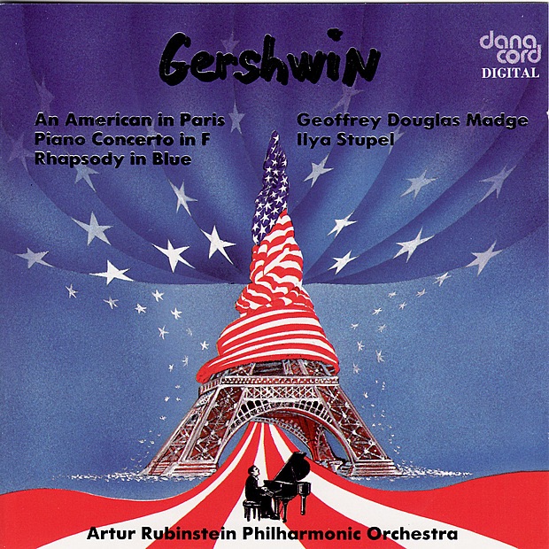 Gershwin: an American In Paris & Piano Concerto by Ilya Stupel, Artur Rubinstein Philharmonic Orchestra & Geoffrey Douglas Madge album cover