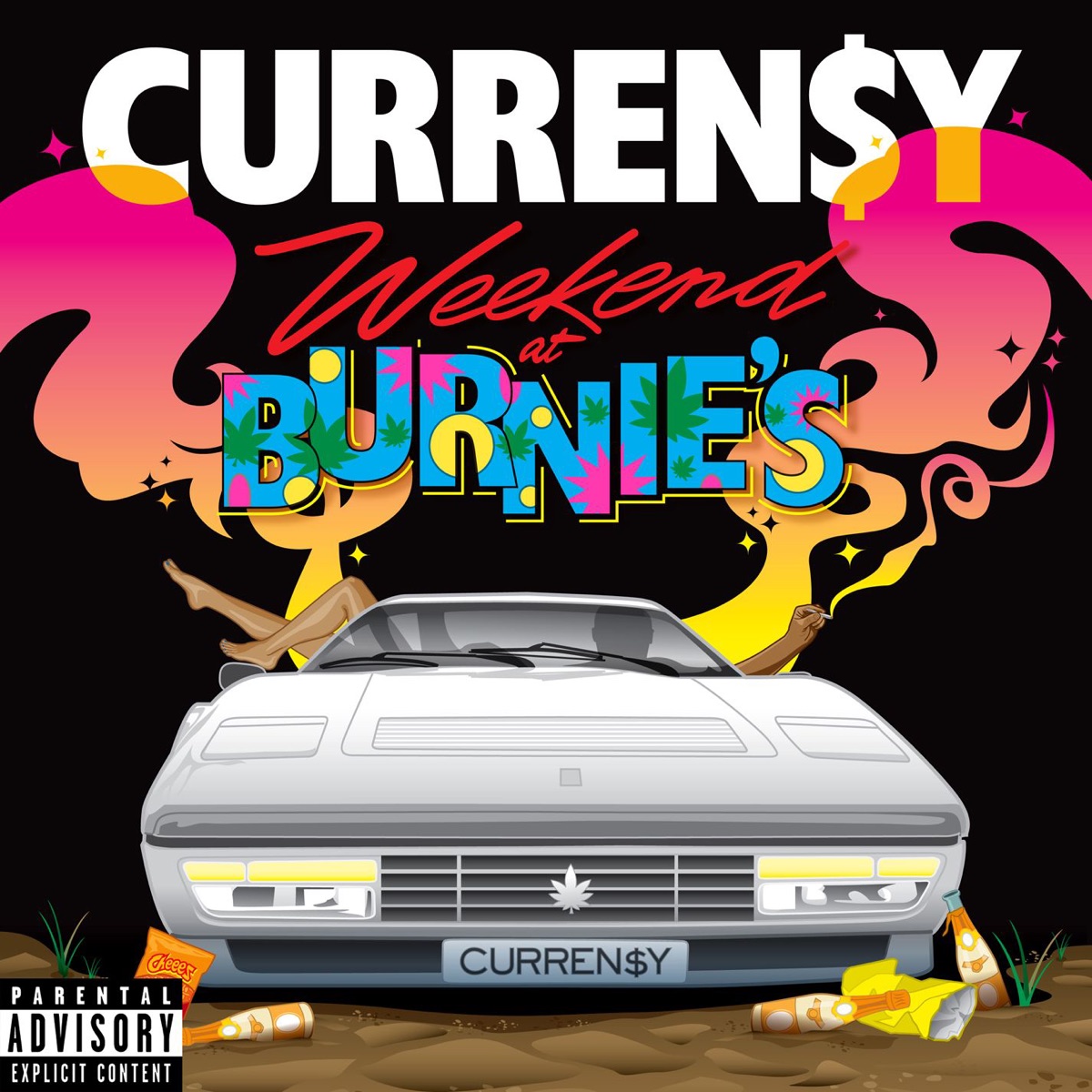 Weekend At Burnie's (Deluxe Version) by Curren$y album cover