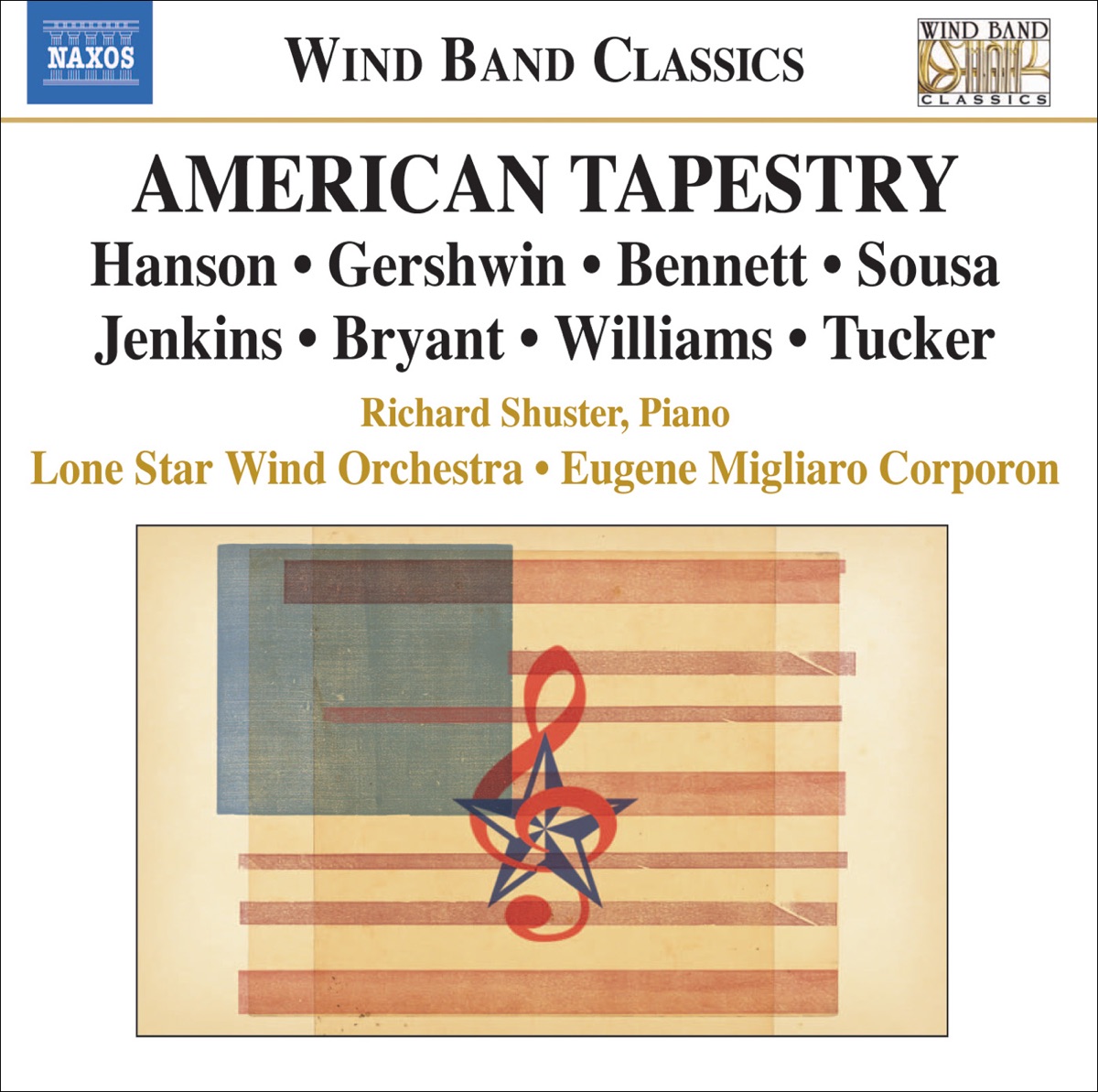 Bennett: Suite of Old American Dances - Gershwin: Rhapsody in Blue by Eugene Migliaro Corporon, Lone Star Wind Orchestra & Richard Shuster album cover