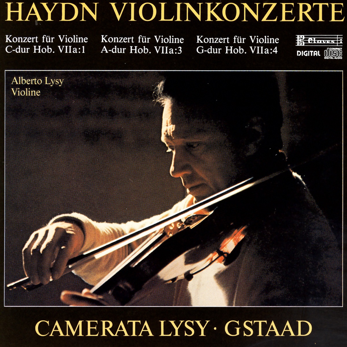 Haydn: Concertos for Violin by Alberto Lysy & Camerata Lysy Gstaad album cover