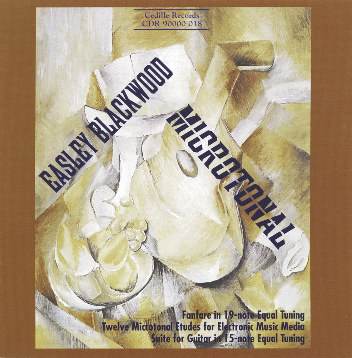 Blackwood: Microtonal Compositions by Easley Blackwood & Jeffrey Kust album cover