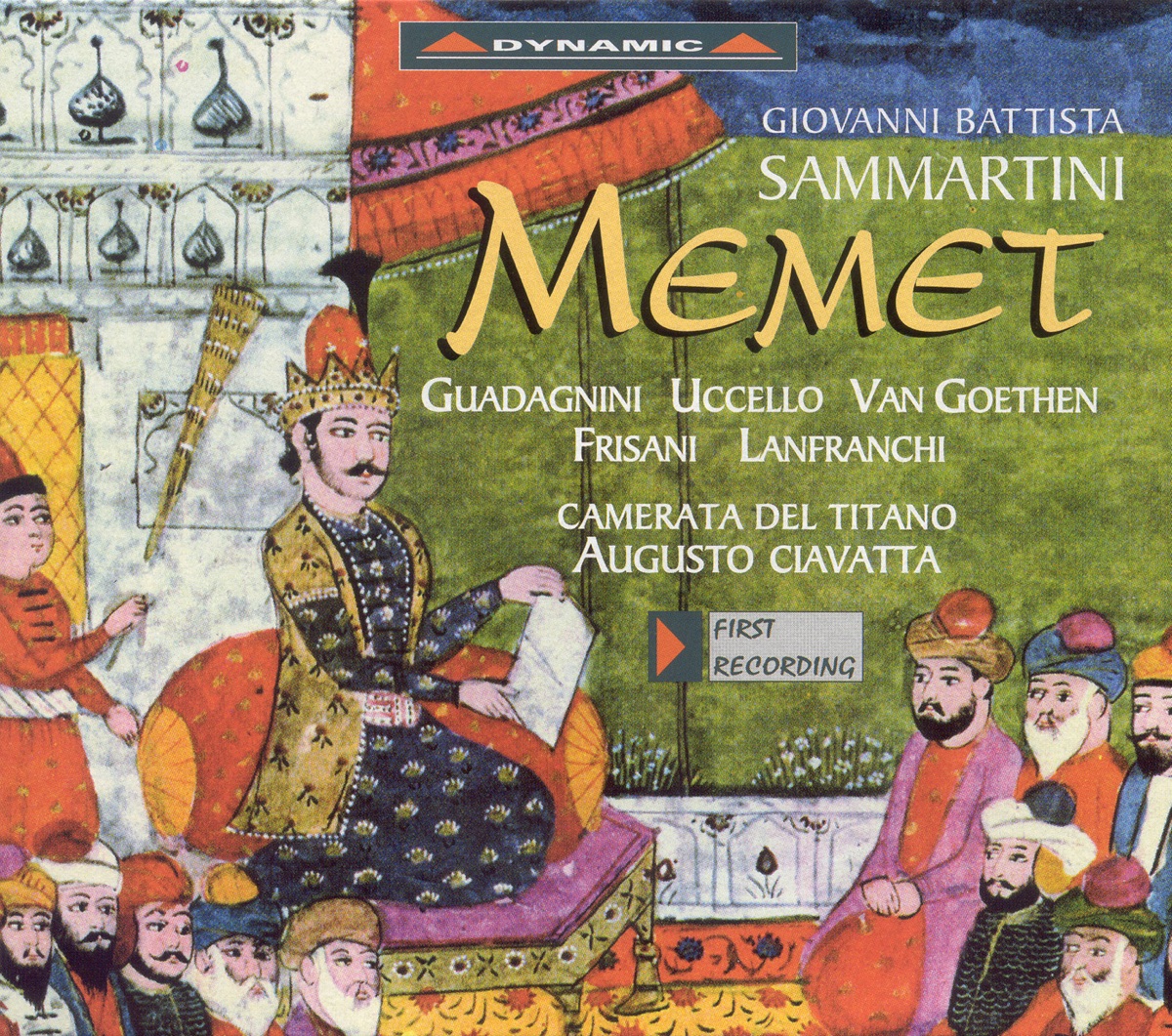 Sammartini: Memet by Rosita Frisani, Augusto Ciavatta & Camerata del Titano album cover