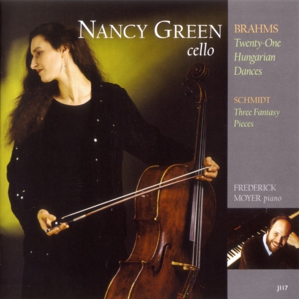 Brahms: Hungarian Dances by Frederick Moyer & Nancy Green album cover
