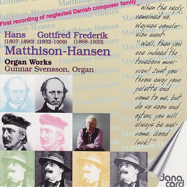 Hans, Gottfried and Frederik Matthison-Hansen: Organ Works by Gunnar Svensson album cover