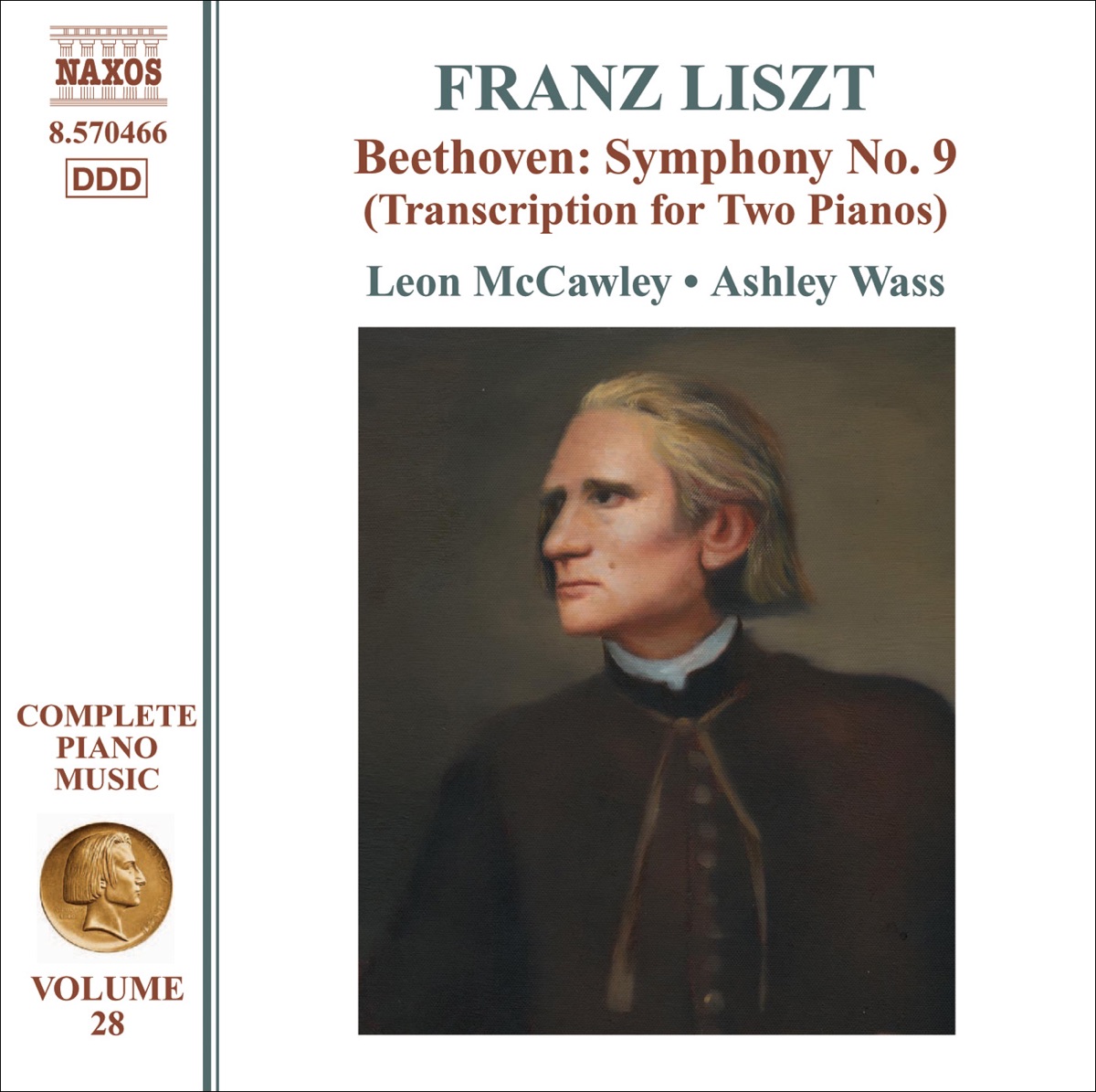 Liszt: Beethoven - Symphony No. 9 (arr. for 2 Pianos) by Ashley Wass & Leon McCawley album cover