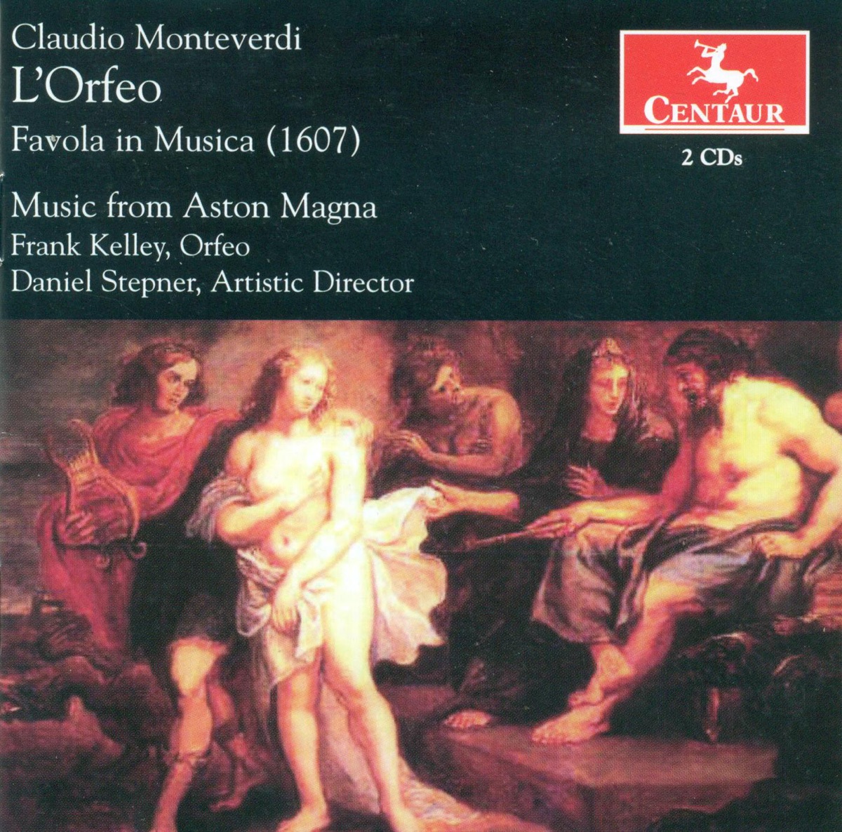 Monteverdi, C.: Orfeo (L') [Opera] by Daniel Stepner, Jeffrey Gall, Robert Honeysucker, Frank Kelley, Deborah Rentz-Moore, Michael Collver,, Aston Magna, William Hite, Aaron Sheehan, Laurie Monahan, Sharon Baker, David Ripley & Roberta Anderson album cover