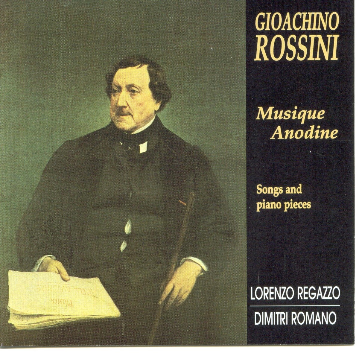 Rossini: Musique Anodine by Lorenzo Regazzo & Dimitri Romano album cover